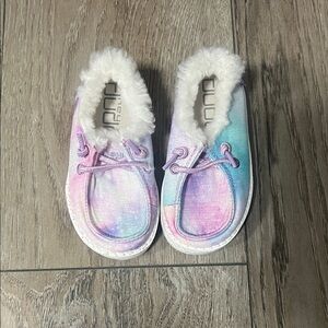 Colorful Fur-Lined Shoes